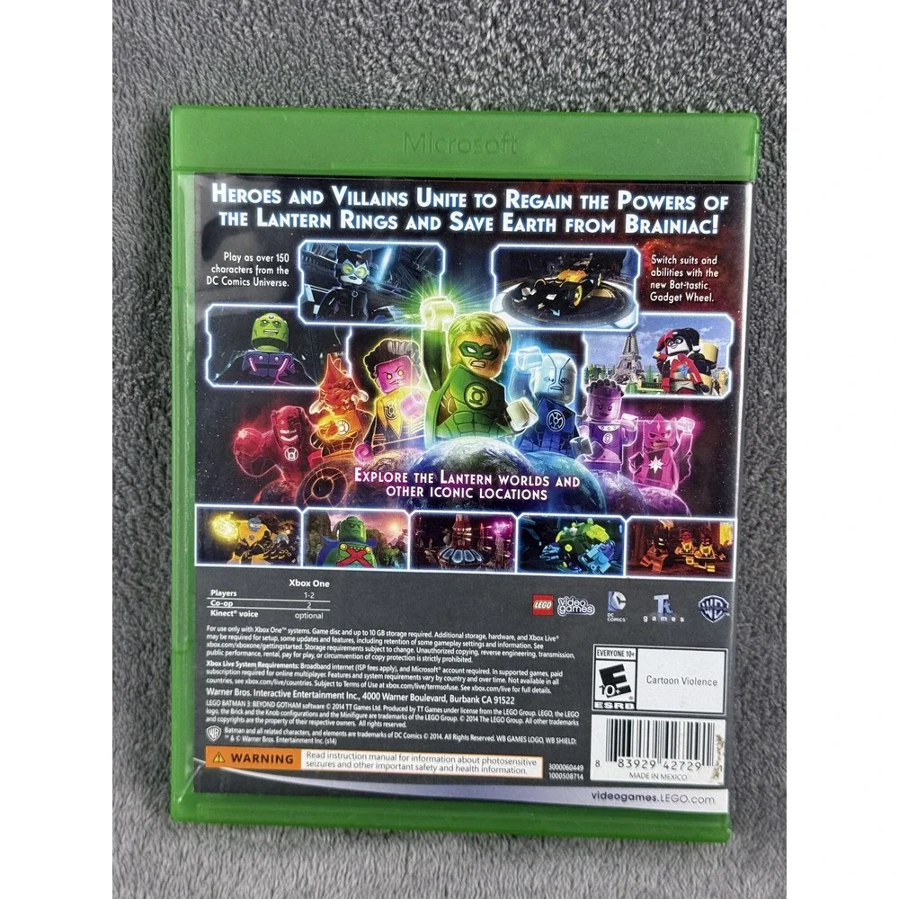 LEGO‎ Batman 3 Beyond Gotham Microsoft Xbox One Video Game Complete E10+ Kids